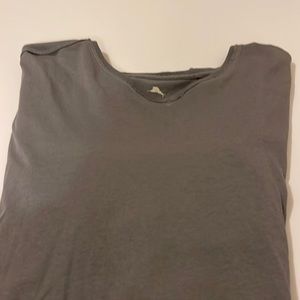 Gray Tommy Bahama v neck T-shirt